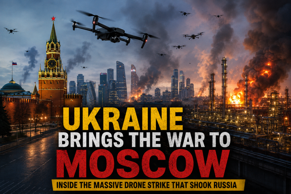 Ukraine Brings the War to Moscow: Inside the Massive Drone Strike That Shook Russia