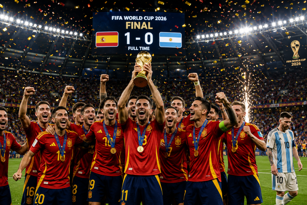 World Cup Final Recap: Spain 1-0 Argentina (Extra Time)